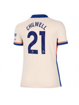 Billige Chelsea Ben Chilwell #21 Bortedrakt Dame 2024-25 Kortermet